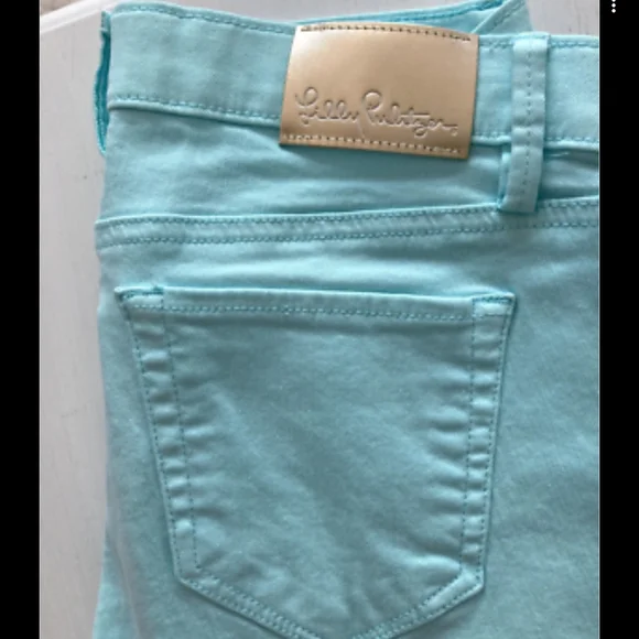 Lilly Pulitzer Aqua Jeans - Picture 3 of 14